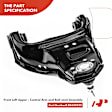 APCA1079 4x Front Upper Control Arm with Sway Bar Link & Ball Joint Assembly