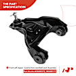 APCA1080 5x Control Arm with Ball Joint & Sway Bar Link