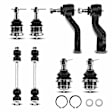 APCA1159 8x Front Stabilizer Bar Links Ball Joints Idler Arm Pitman Arm