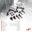 APCA1182 10x Front Control Arm & Ball Joint Assembly
