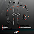 APCA1185 8x Inner & Outer Tie Rod End