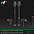 APCA1193 4x Inner & Outer Steering Tie Rod End