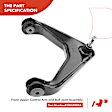 APCA1202 12x Front Control Arm with Ball Joint Sway Bar Link Tie Rod End