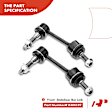 APCA1203 6x Front Control Arm with Ball Joint Sway Bar Link