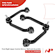 APCA1204 10x Front Control Arm with Ball Joint & Bar Link & Tie Rod End