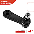 APCA1220 10x Front Idler & Pitman Arm with Ball Joint Sway Bar Link