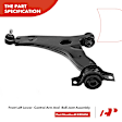 APCA1228 6x Front Control Arm & Ball Joint Assembly