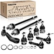 APCA1255 9x Pitman Arm & Inner & Outer Tie Rod End Kit