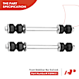 APCA1264 6x Front Stabilizer Sway Bar End Link Tie Rod End