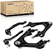 APCA1277 4x Front Upper Control Arm with Ball Joint Tie Rod End