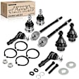 APCA1291 8x Inner & Outer Steering Tie Rod End Ball Joint