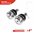 APCA1338 8x Inner & Outer Tie Rod End with Ball Joint