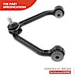 APCA1418 8x Front Control Arm with Ball Joint Tie Rod End