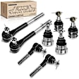 APCA1454 8x Inner & Outer Tie Rod End & Ball Joint