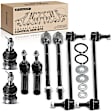 APCA1461 8x Front Sway Bar Links Tie Rod Ends & Ball Joints