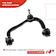 APCA1467 8x Front Control Arm with Ball Joints Outer Tie Rod End