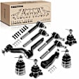 APCA1472 10x Front Idler Arm & Pitman Arm Tie Rod End & Ball Joint