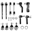 APCA1476 12x Front Sway Bar Link Tie Rod End Pitman Arm & Ball Joint Kit