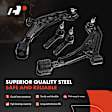 APCA1521 8x Front Control Arm with Ball Joint Sway Bar Link