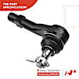 APCA1552 10x Front Sway Bar Link Tie Rod End & Ball Joint