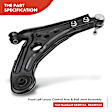 APCA1559 2x Front Lower Control Arm & Ball Joint Assembly