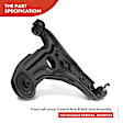 APCA1559 2x Front Lower Control Arm & Ball Joint Assembly
