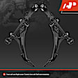 APCA1561 2x Front Lower Control Arm with Ball Joint