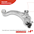 APCA1626 2x Front Lower Control Arm & Ball Joint Assembly