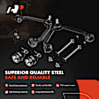 APCA1678 6x Front Suspension Control Arm and Ball Joint Assembly