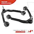 APCA1683 6x Front Control Arm with Ball Joint Sway Bar Link