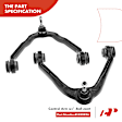 APCA1683 6x Front Control Arm with Ball Joint Sway Bar Link