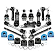 APCA1685 17 Pcs Control Arms & Ball Joint Sway Bar Link Tie Rod End