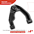 APCA1698 4x Front Control Arm & Ball Joint