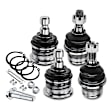 APCA1705 4x Front Lower & Upper Ball Joints