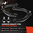 APCA1737 4x Front Upper Control Arms & Ball Joints