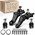 APCA1751 4x Front Lower & Upper Ball Joints Kit