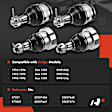 APCA1761 4x Front Lower & Upper Ball Joints