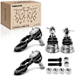 APCA1765 4x Front Upper & Lower Ball Joint