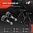 APCA1785 4x Front Lower & Upper Ball Joint