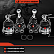APCA1830 4x Front Lower & Upper Ball Joints