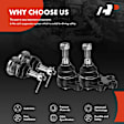 APCA1830 4x Front Lower & Upper Ball Joints