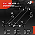 APCA1846 4x Front & Rear Stabilizer Sway Bar Links Kit