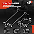 APCA1854 4x Front & Rear Stabilizer Bar Link