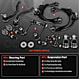 APCA1857 12x Front & Rear Control Arm & Ball Joint Bar Link Tie Rod End