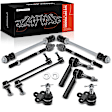 APCA1881 10x Front & Rear Stabilizer Bar Link & Ball Joint Tie Rod End
