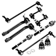 APCA1891 10x Front & Rear Bar Links & Tie Rod Ends & Ball Joints