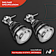 APCA1935 10x Front Stabilizer Bar Link Kit & Tie Rod End & Ball Joint