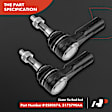 APCA1935 10x Front Stabilizer Bar Link Kit & Tie Rod End & Ball Joint