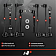 APCA2066 8x Front & Rear Sway Bar Link & Tie Rod End