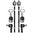 APCA2073 6x Inner & Outer Tie Rod End & Ball Joint Kit